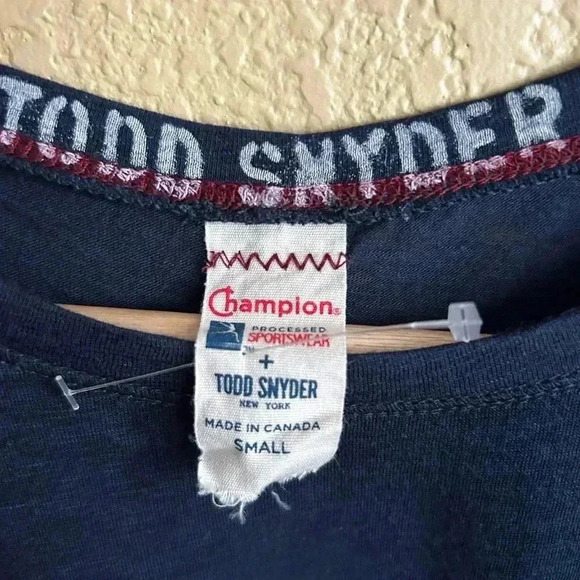 Todd Snyder + Champion Crewneck Short Sleeve Tee - Picture 3 of 10
